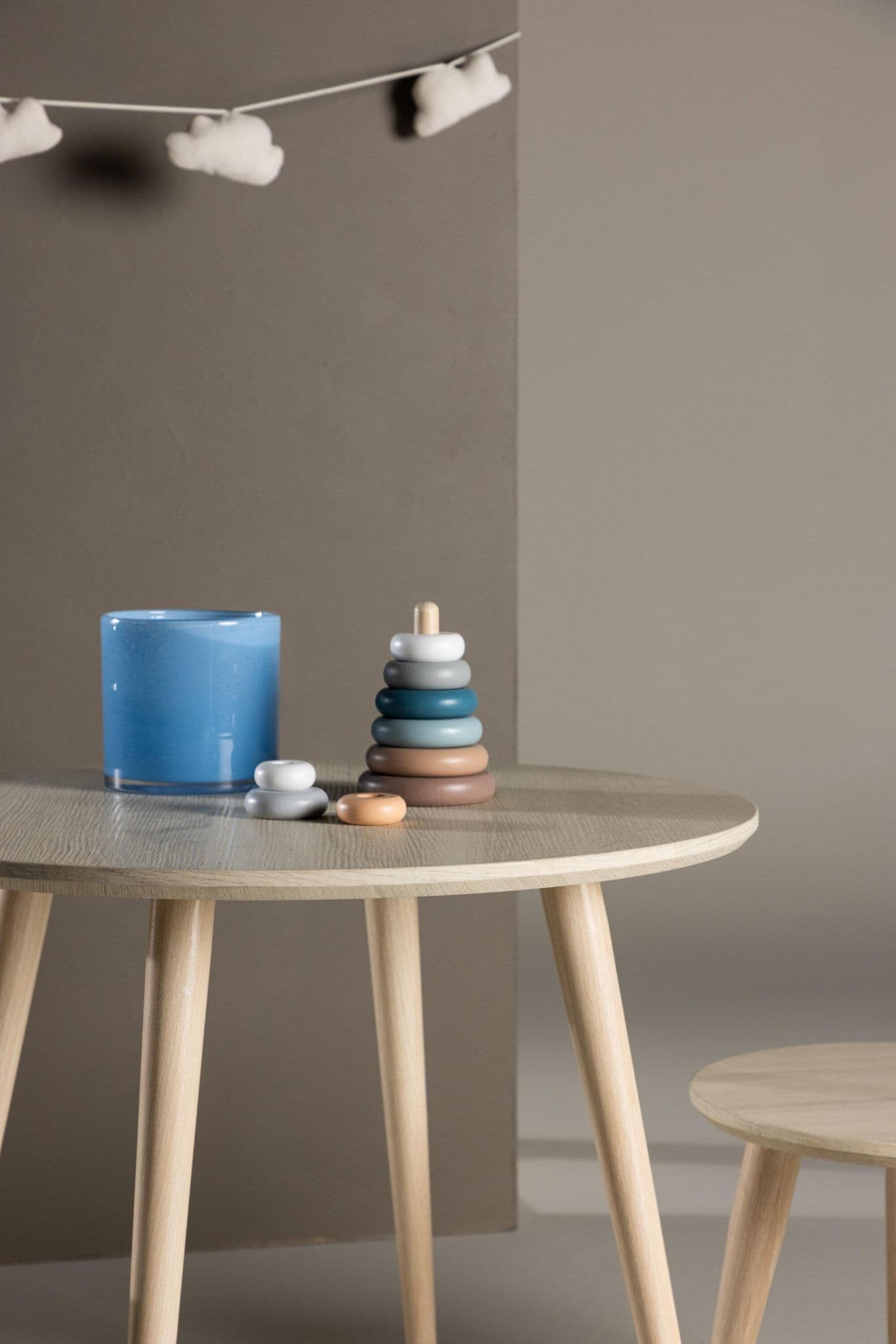 Kids Table Set, Whitewash - Image 4