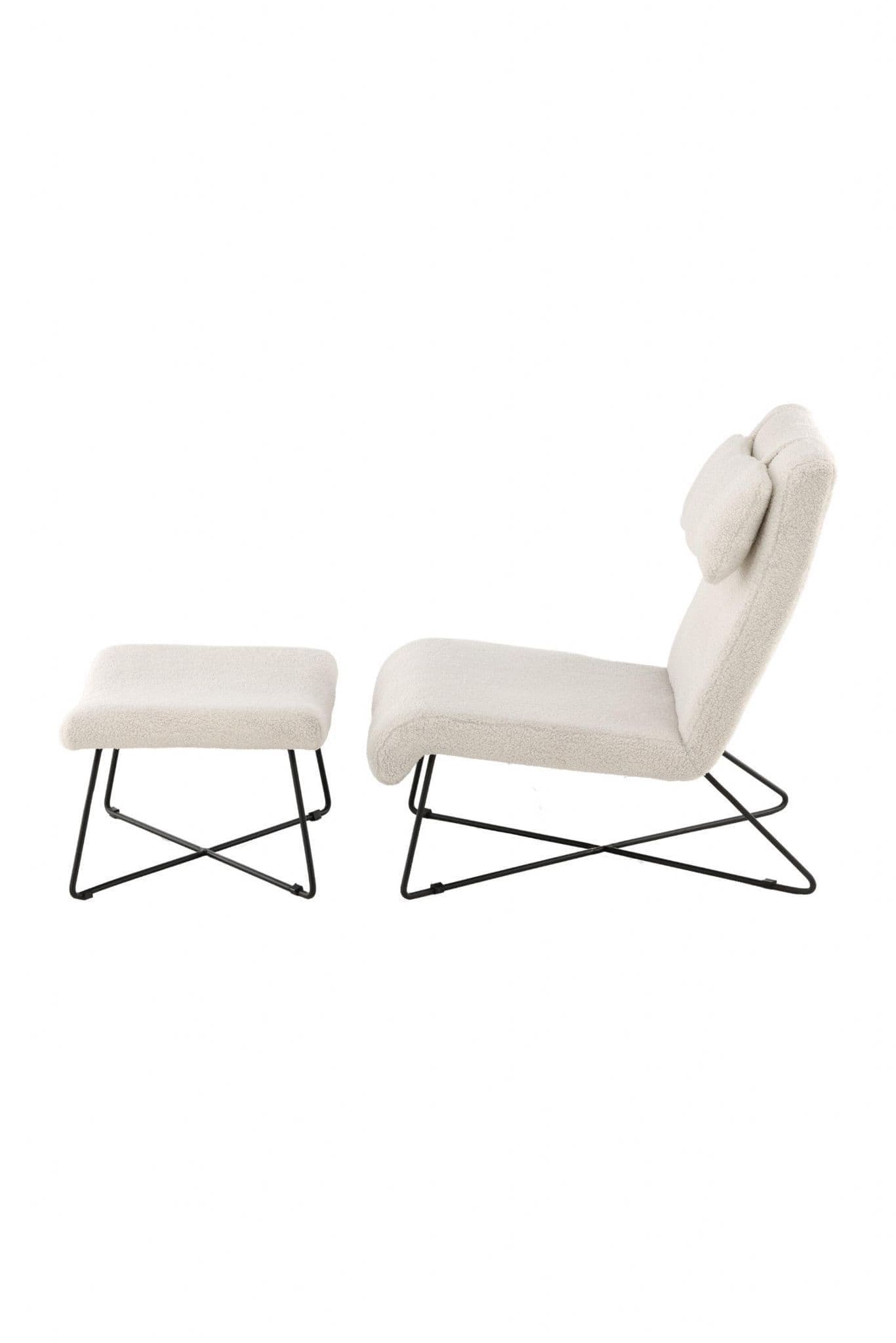 Laconia Lounge Chair, White - Image 3