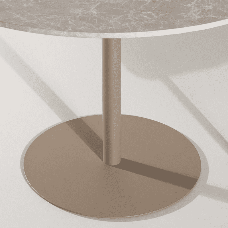 Liliana Beige Round Dining Table - Image 3