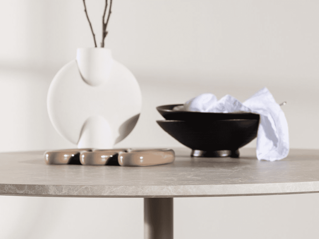 Liliana Beige Round Dining Table - Image 5