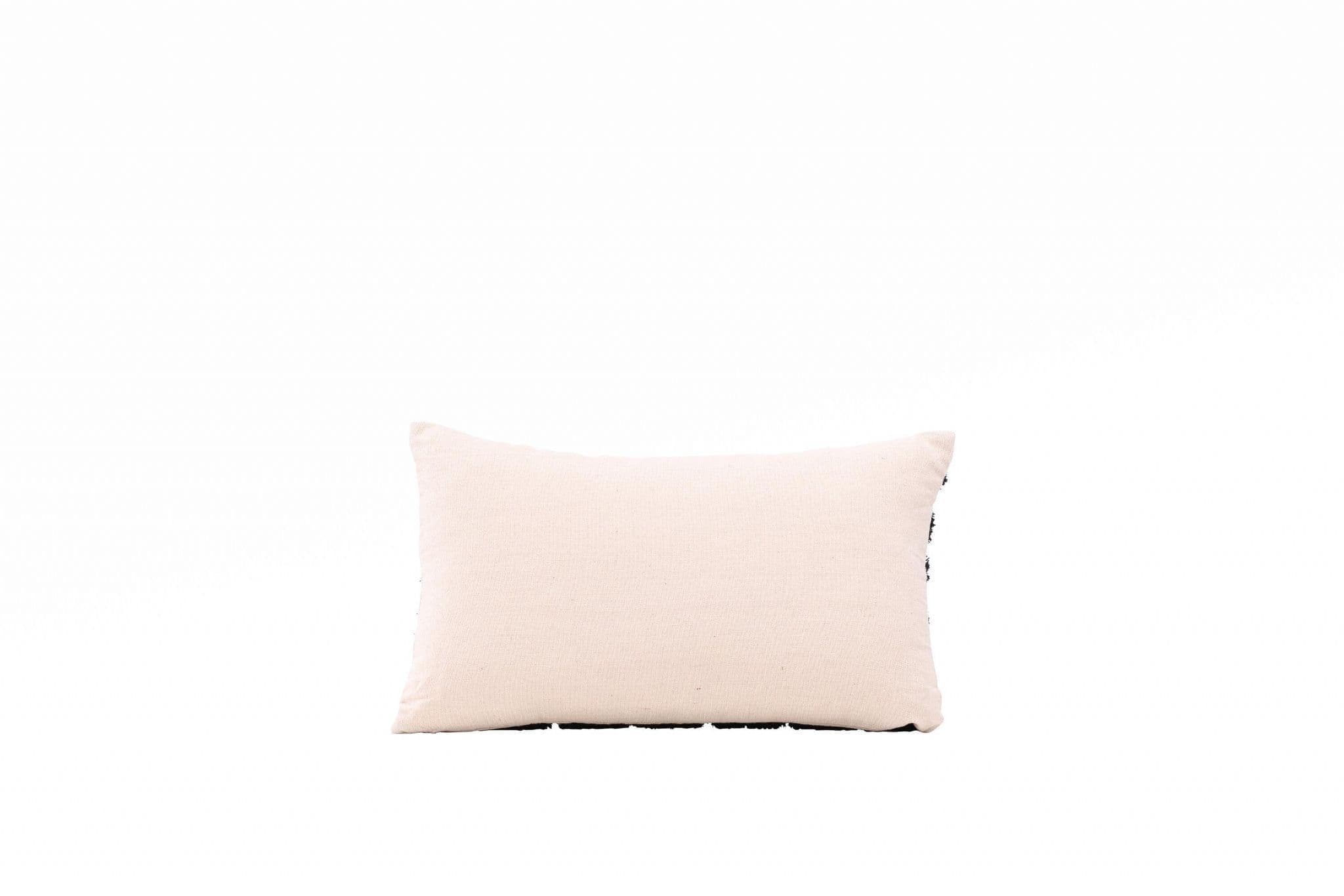 Lova Cushion Cover Poly With Tuft, Black, 30X50 - Image 4