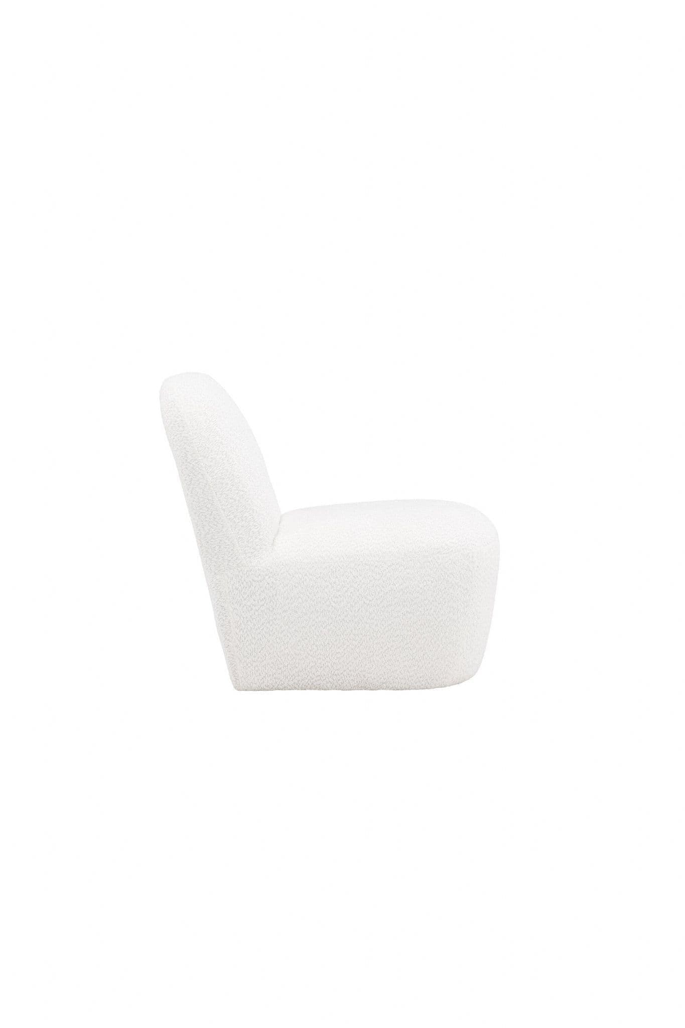 Mahla Lounge Chair, White - Image 3