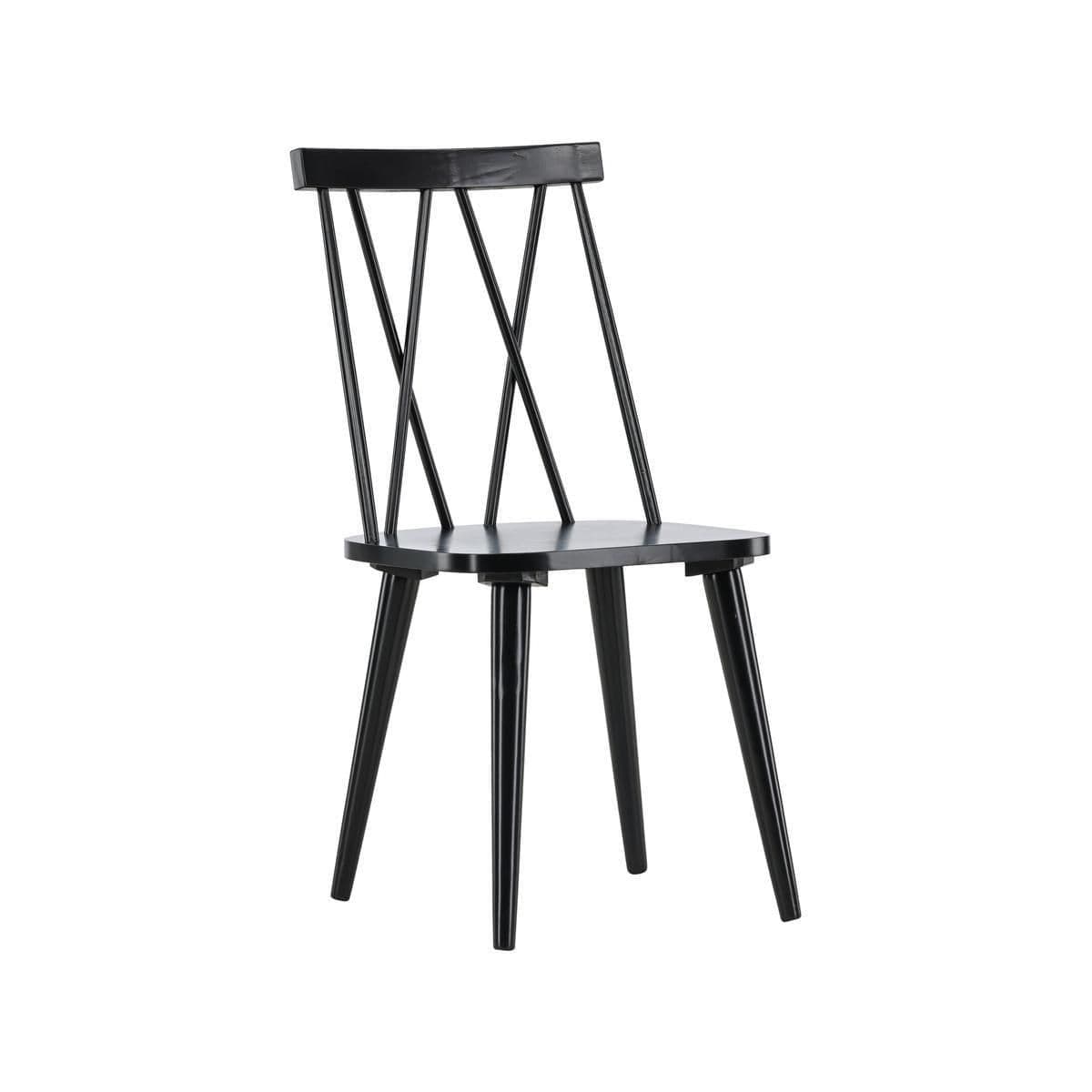 Mariette Dining Chair 2-Pack, Black