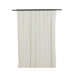 Mary Curtain Polyester, White, 250X135