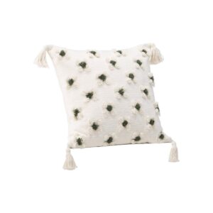 Millie Cushion Cover Poly Chenille - White, 45X45