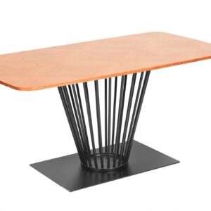 Mmilo Paris Oak Veneer Dining Table,160Cm