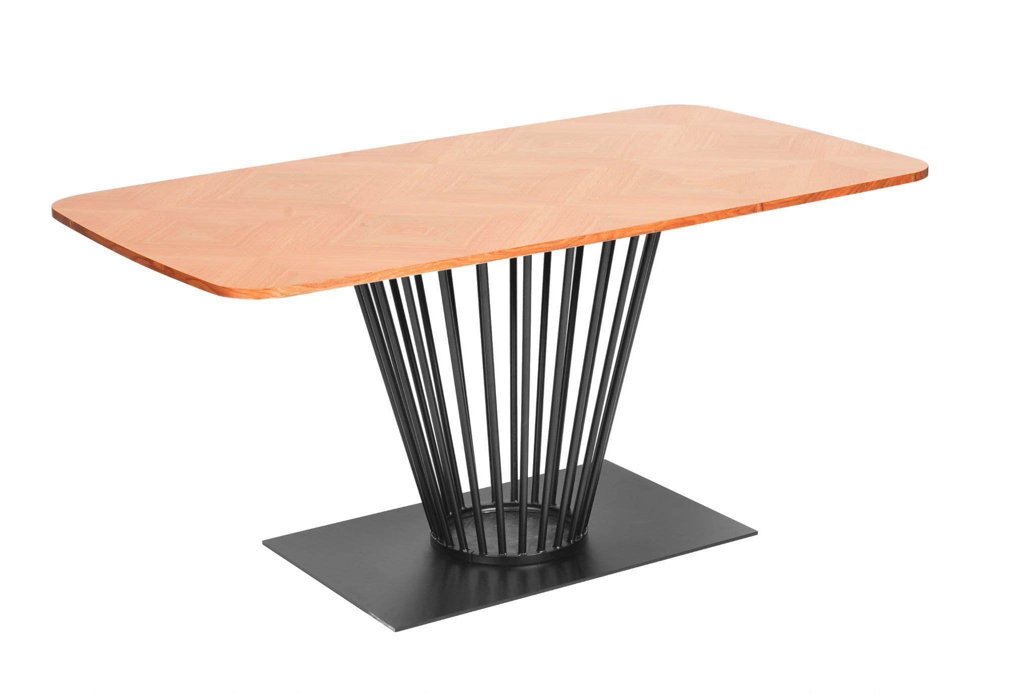 Mmilo Paris Oak Veneer Dining Table,160Cm