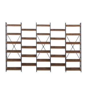 Mmilo Walnut Mdf Joint Set - 2 Bookshelf - Walnut, 3