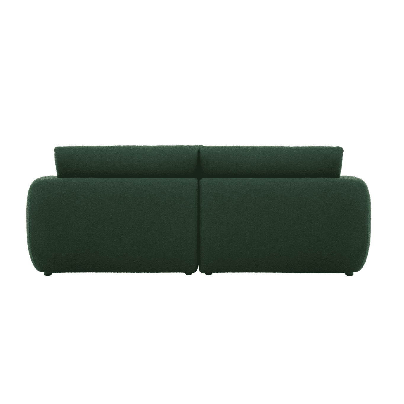 Nobie 3-Seater Green Boucle Sofa - Image 8