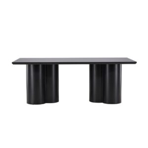 Olivia Black Rectangular Dining Table