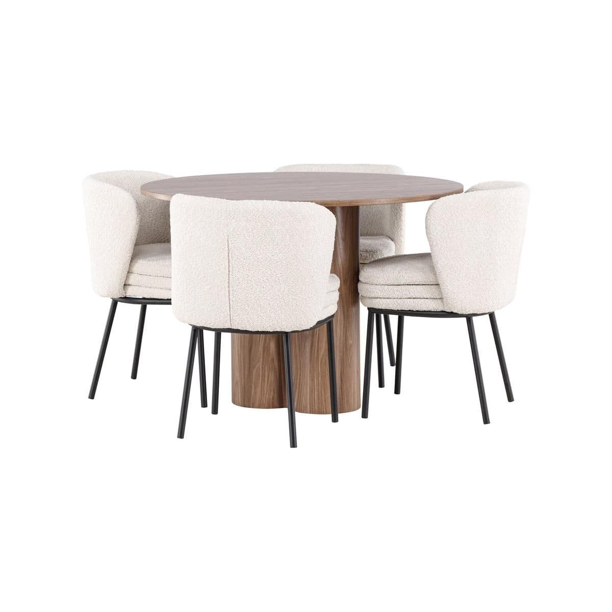 Olivia Dining Table With Agnes Dining Chair