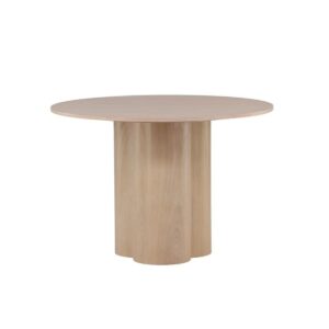Olivia Whitewash Round Dining Table