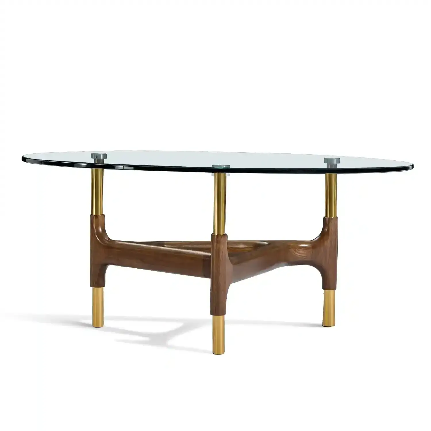 Osis Glass Top Round Coffee Table