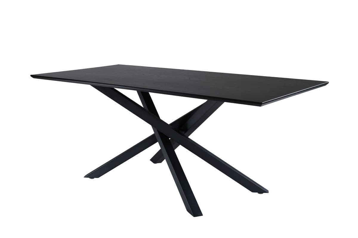 Piazza Black Dining Table, 180X90 Cm - Image 3