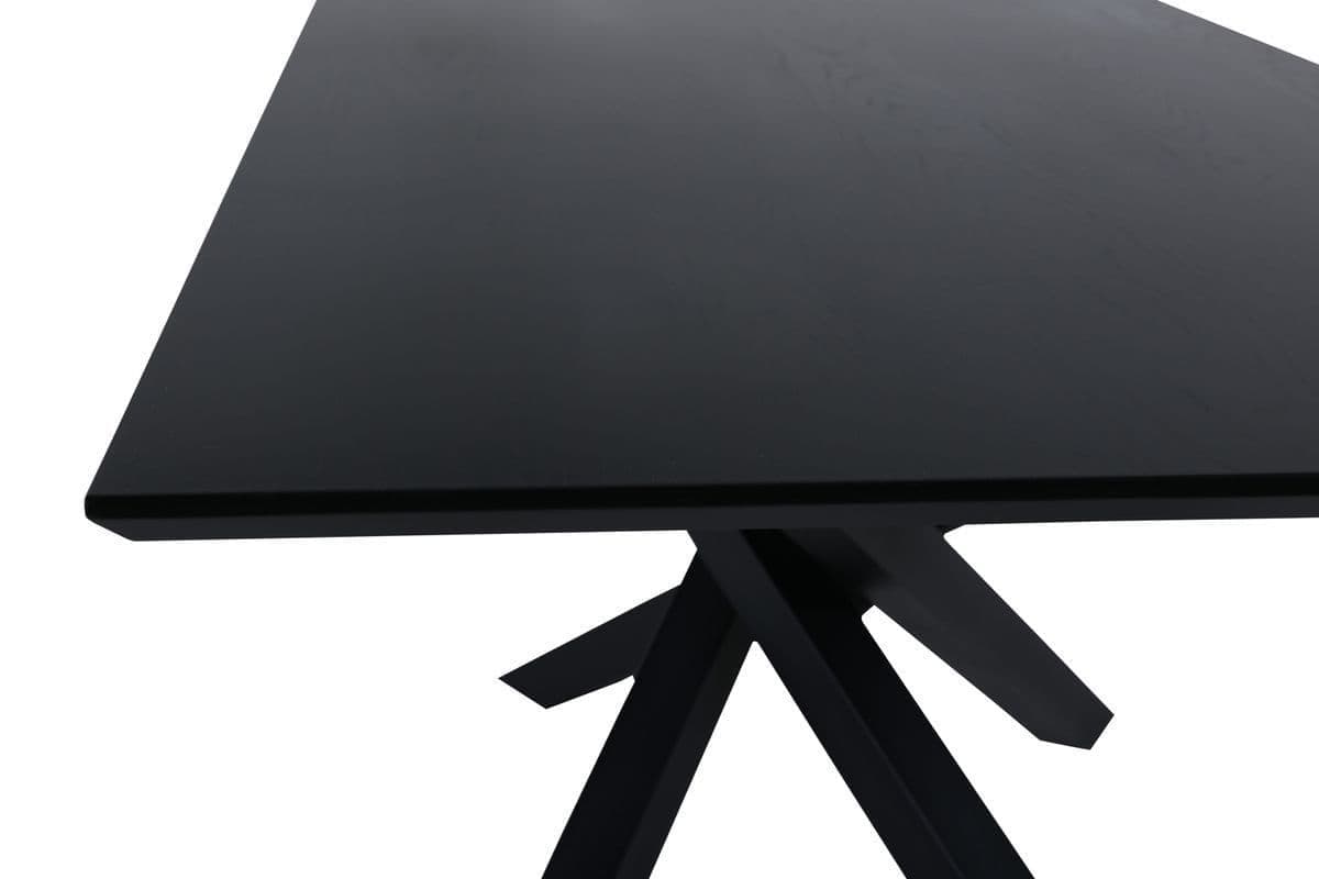 Piazza Black Dining Table, 180X90 Cm - Image 4