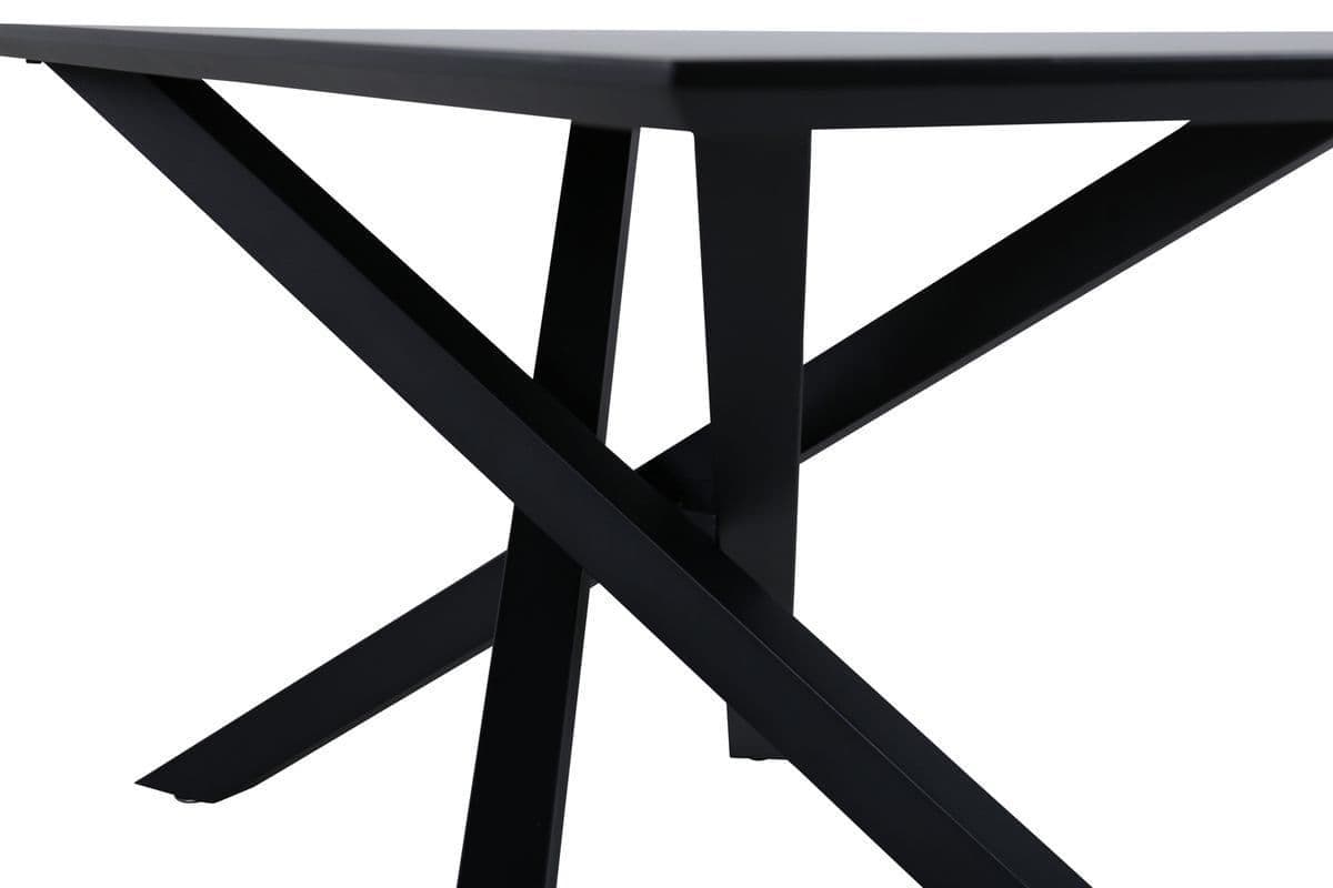 Piazza Black Dining Table, 180X90 Cm - Image 5