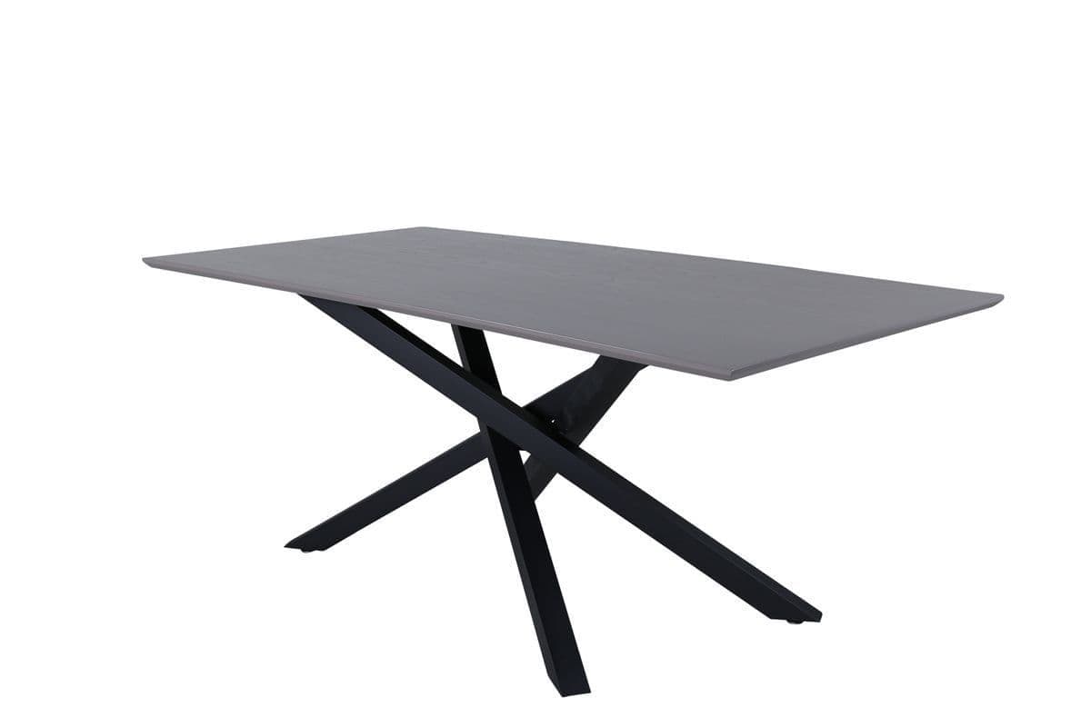 Piazza Rectangular Dining Table, 90X180 Cm, Black - Image 2
