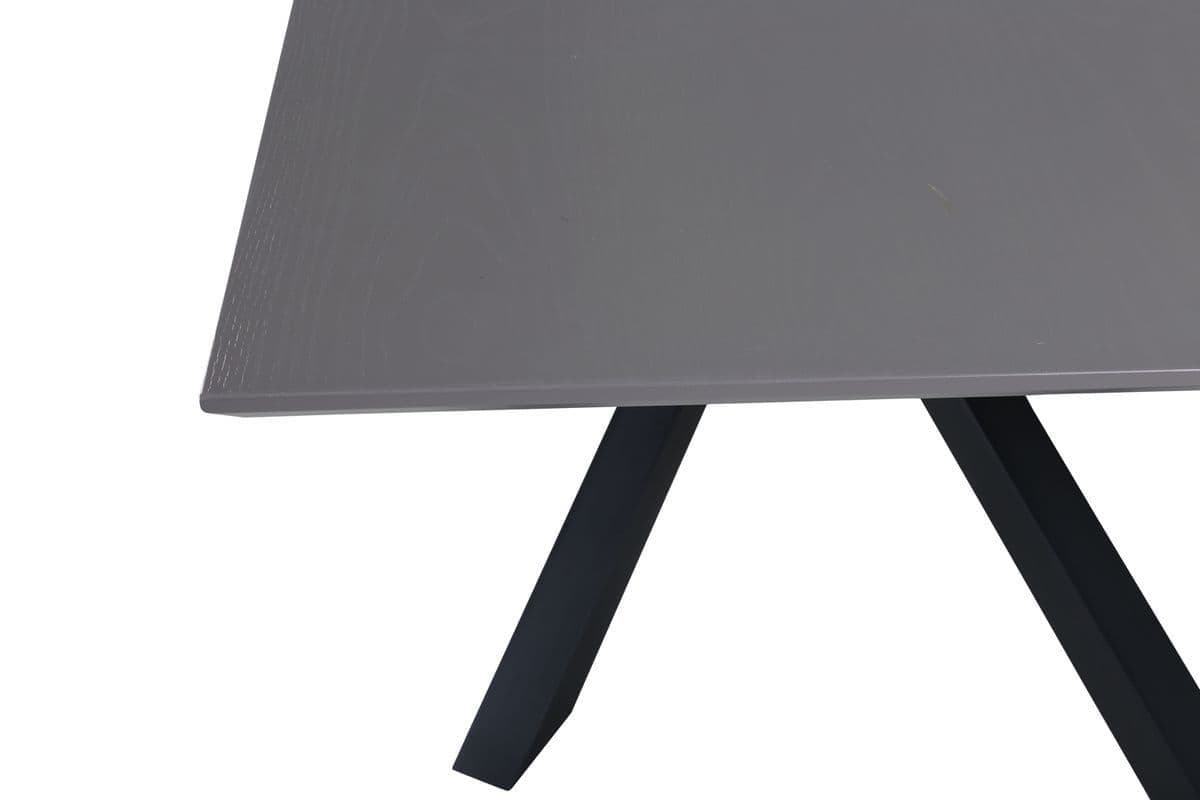 Piazza Rectangular Dining Table, 90X180 Cm, Black - Image 5