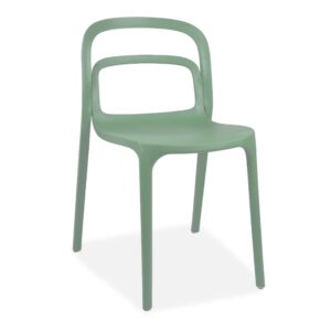 Plastic Stackable Blue Smith1 Chairs - Green, 2