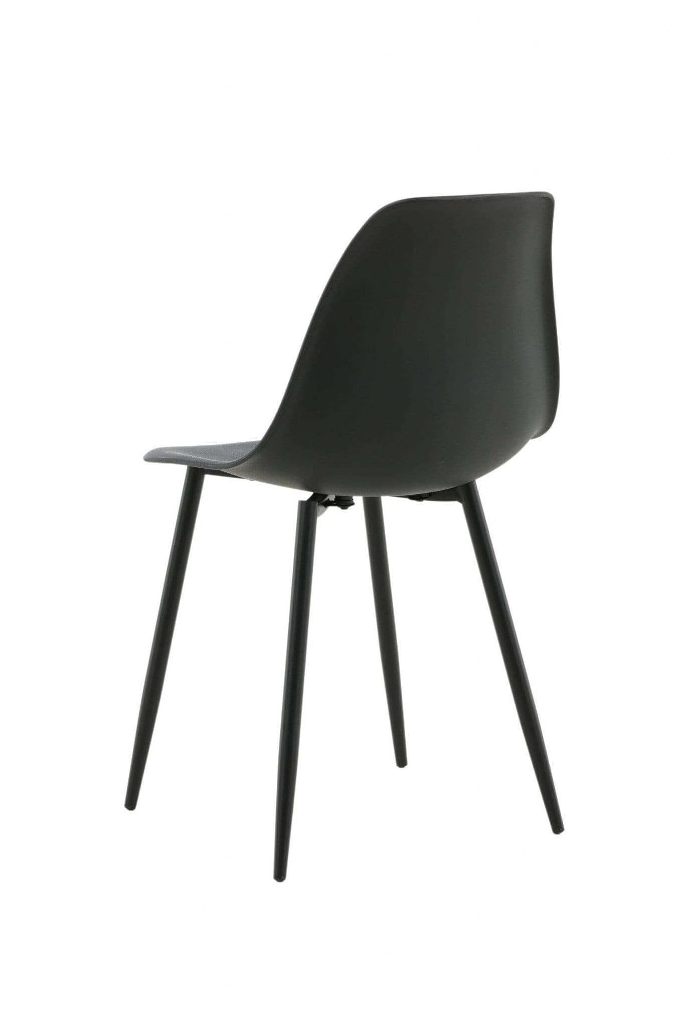 Polar Plastic Dining Chair 2-Pack, Grey - Image 11