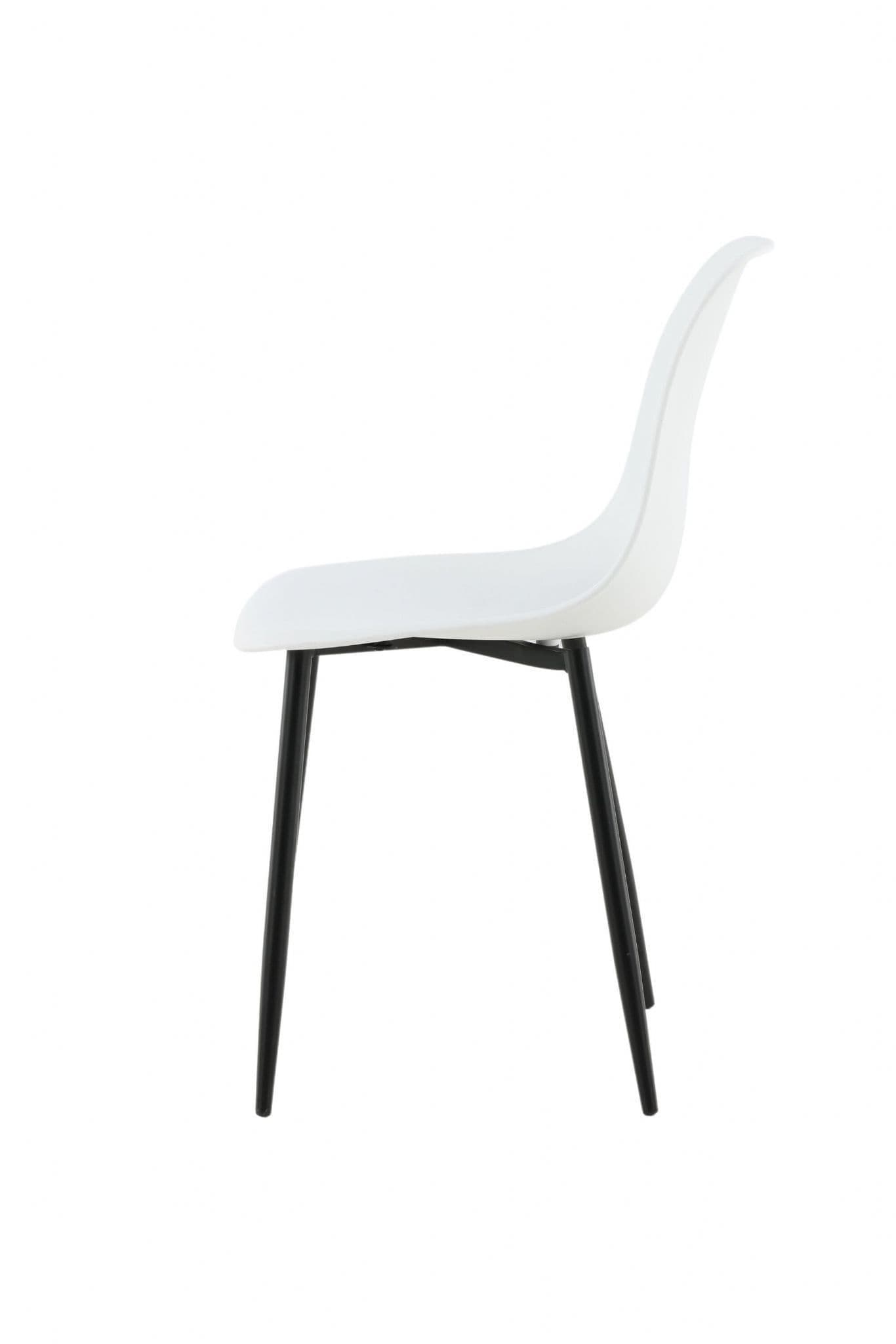 Polar Plastic Dining Chair 2-Pack, Grey - Image 18