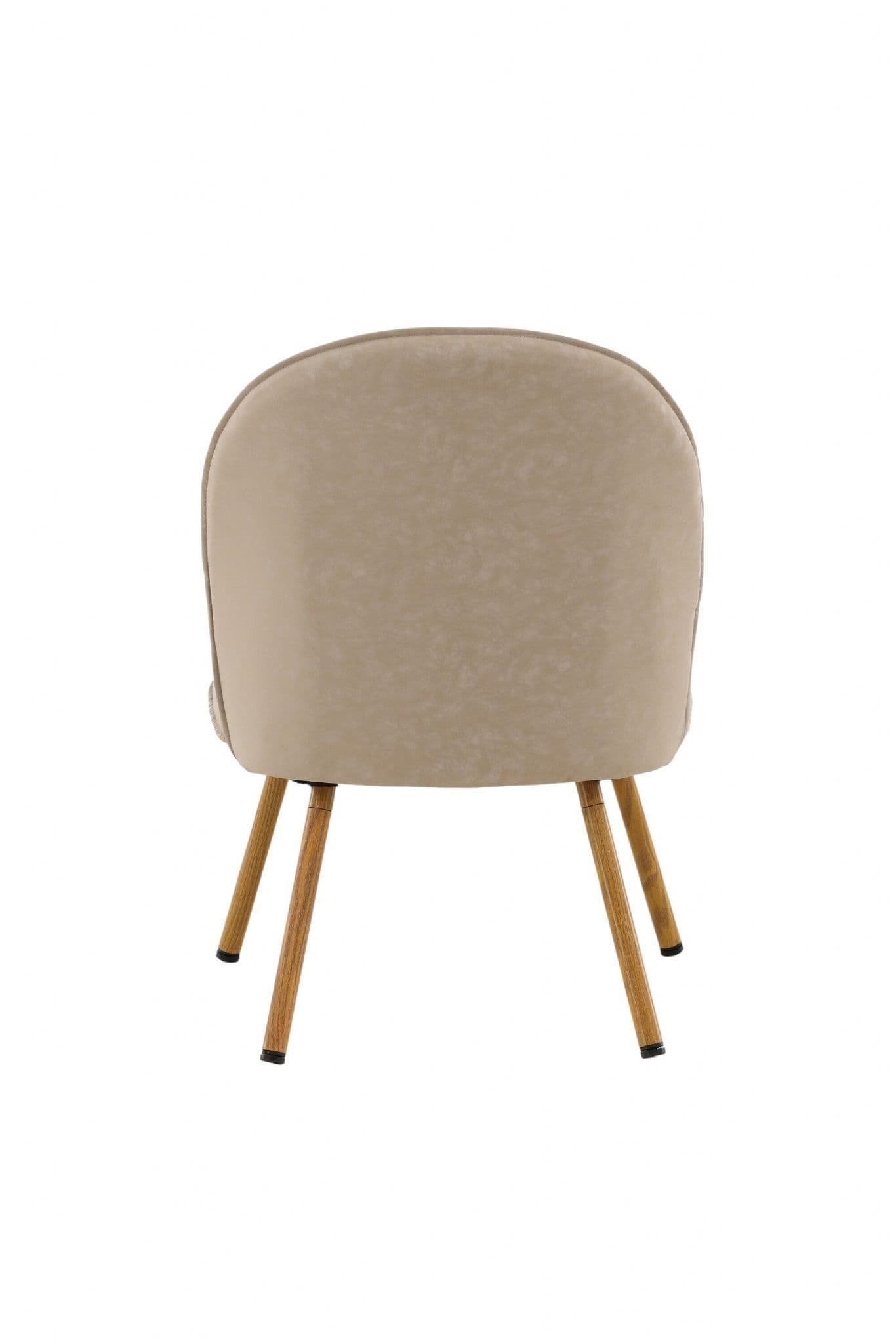 Polar Pu Lounge Chair, Beige - Image 4