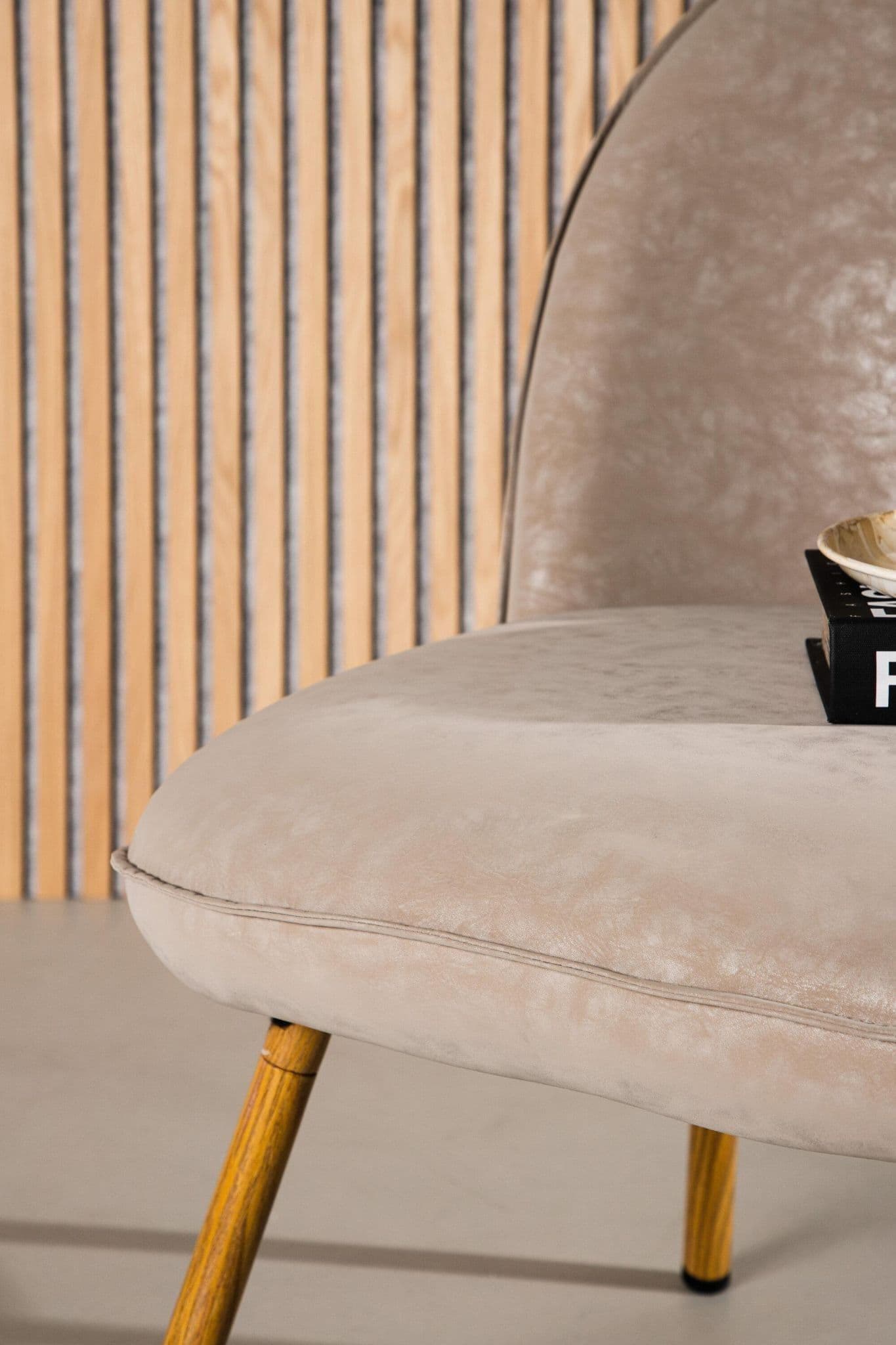 Polar Pu Lounge Chair, Beige - Image 7