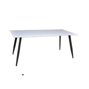 Polar White Rectangular Dining Table, 90X180 Cm