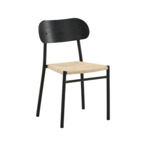Polly Steel Dining Chair 2-Pack, Black