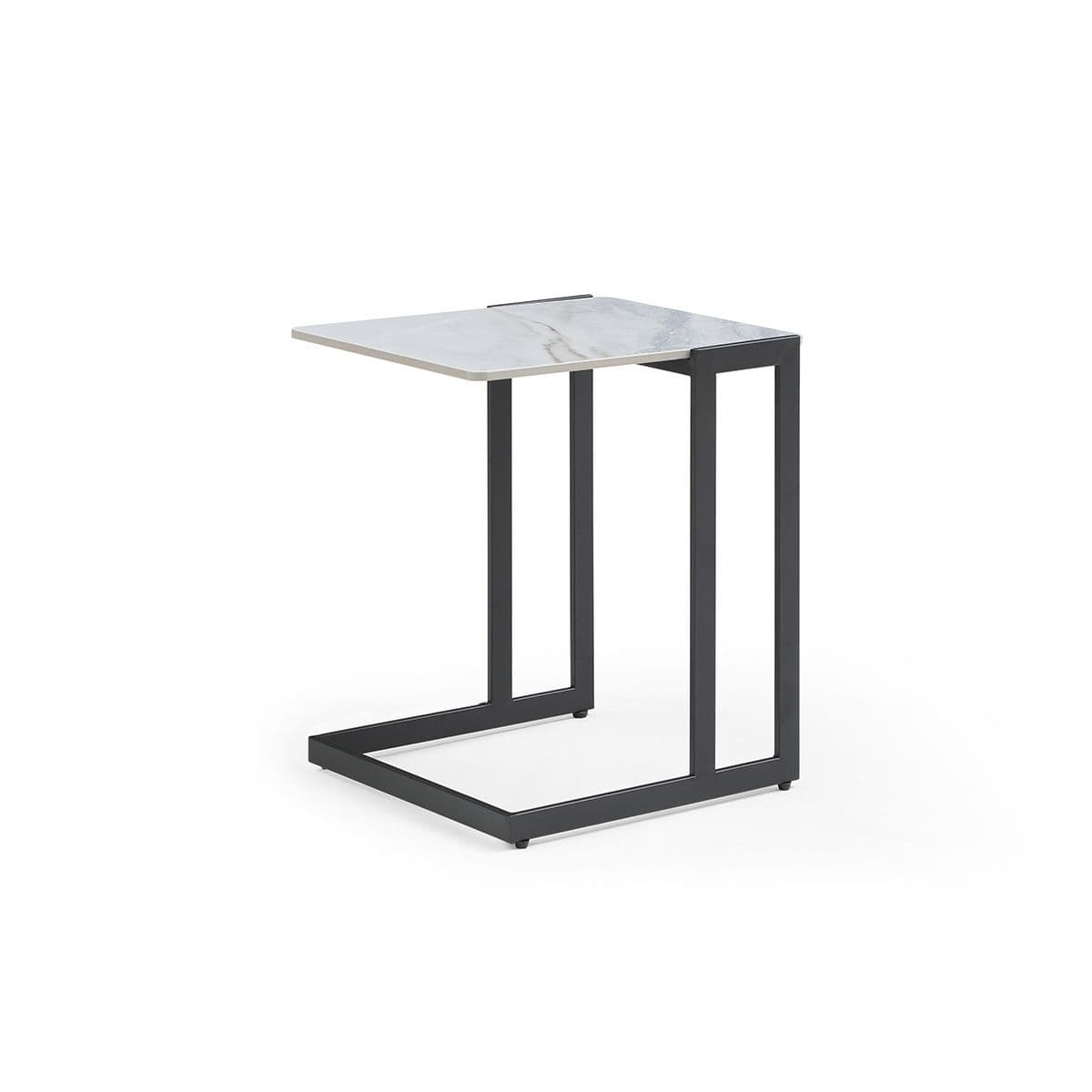 Rita Sintered Stone Side Table, Laptop Stand - Image 4