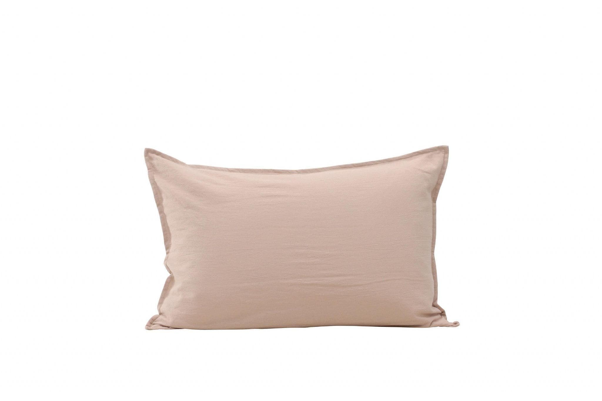 Ronja Cushion Cover Washed Cotton, Brown, 45X45 - Image 33
