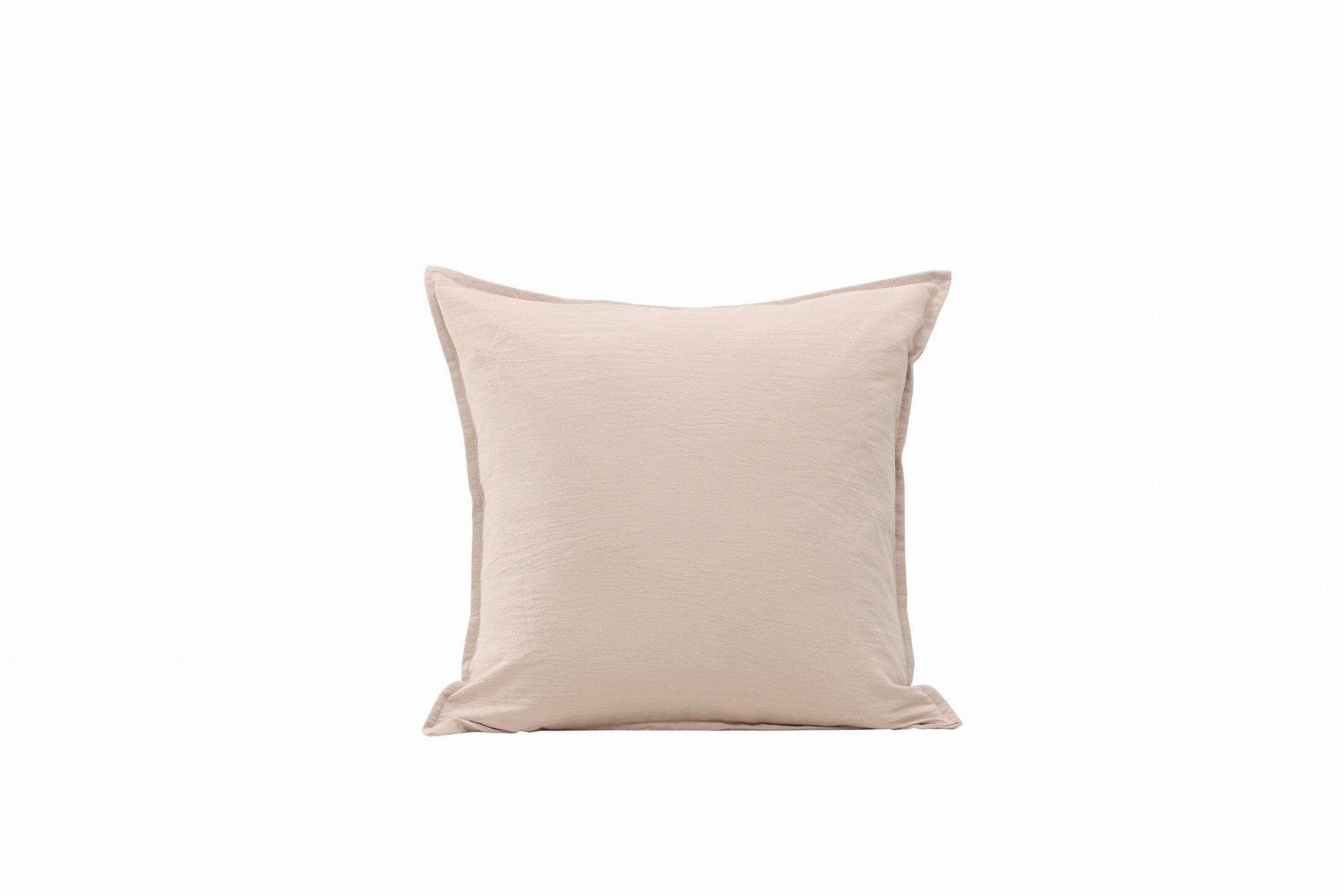 Ronja Cushion Cover Washed Cotton, Brown, 45X45 - Image 39