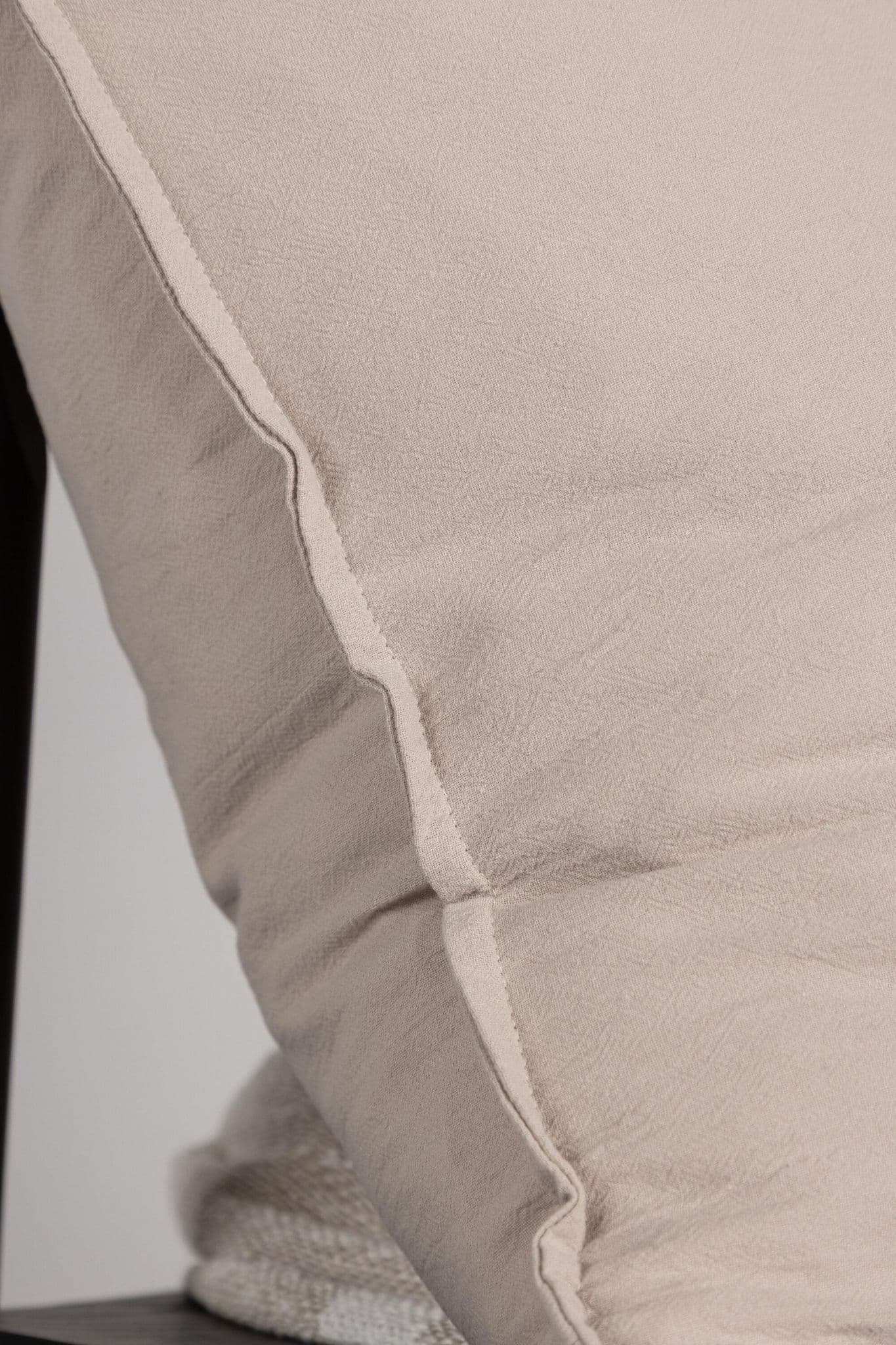 Ronja Cushion Cover Washed Cotton, Brown, 45X45 - Image 44