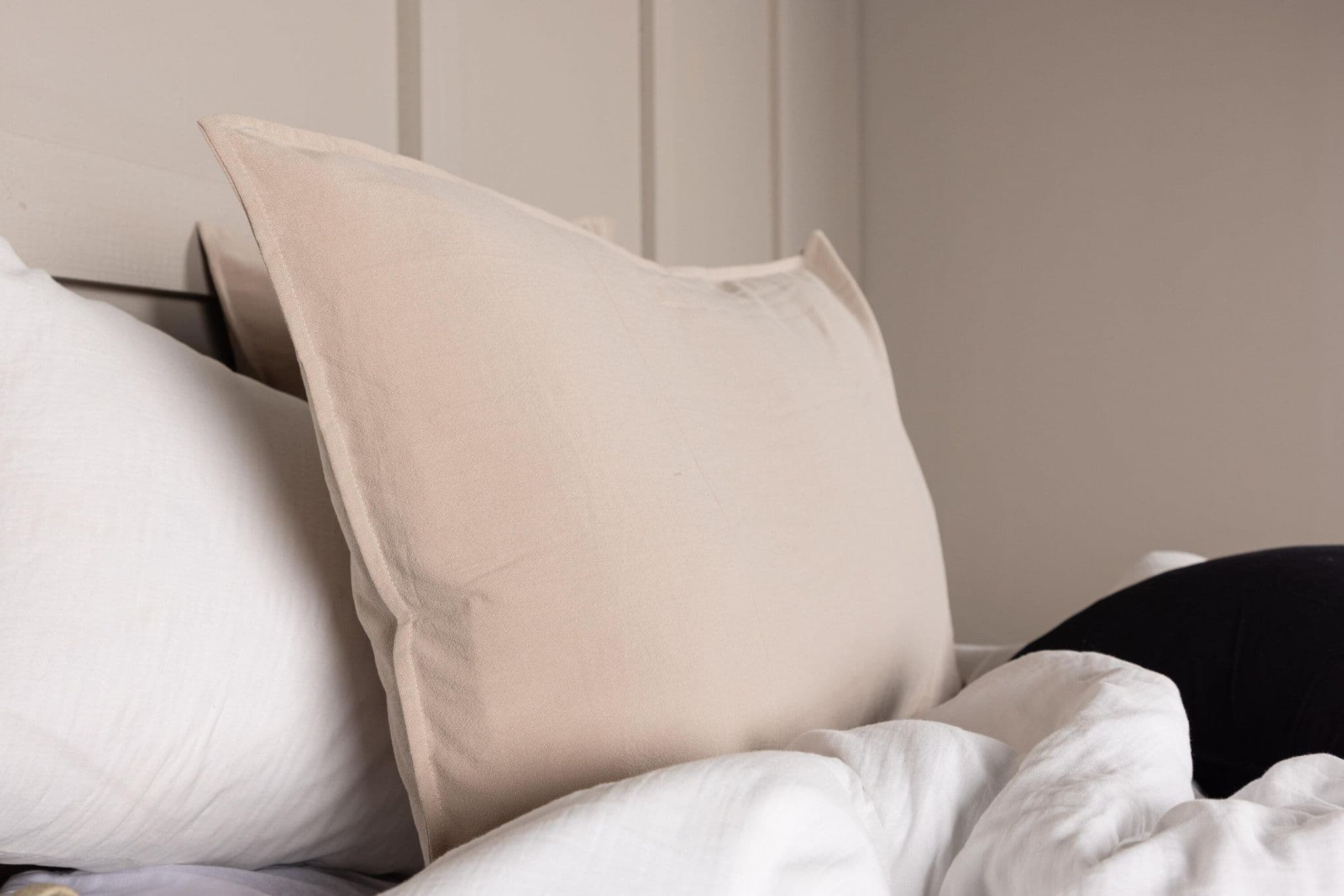 Ronja Cushion Cover Washed Cotton, Brown, 45X45 - Image 50