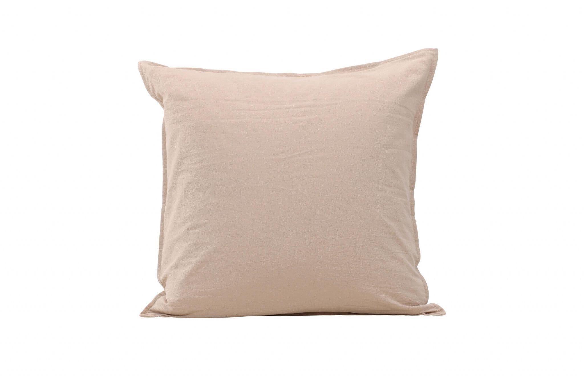Ronja Cushion Cover Washed Cotton, Brown, 45X45 - Image 51