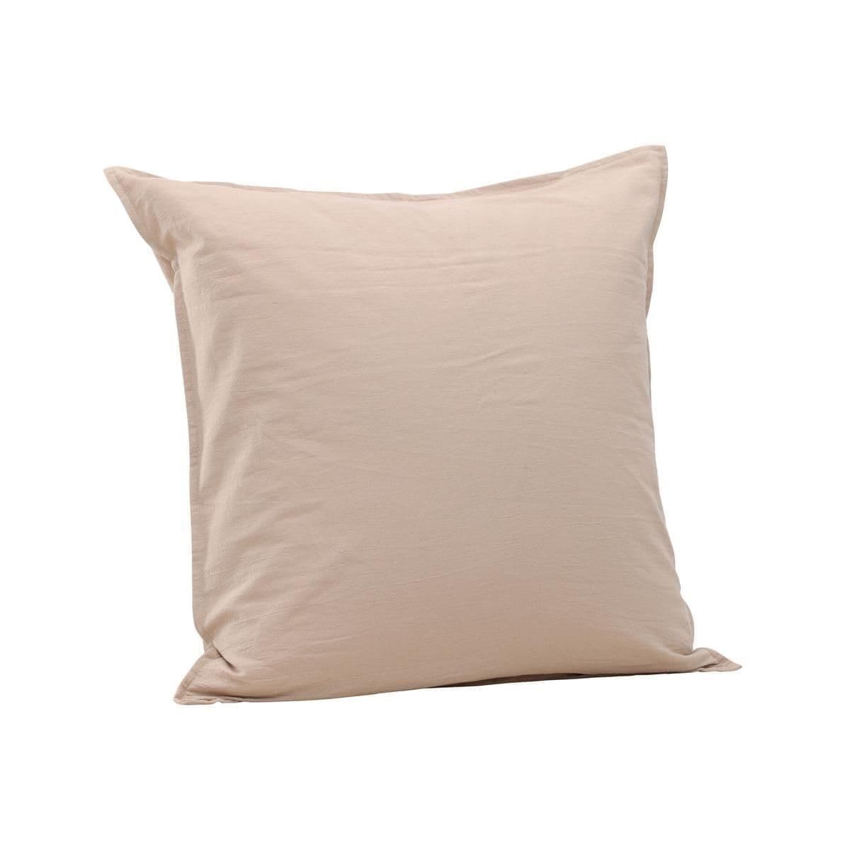 Ronja Cushion Cover Washed Cotton, Brown, 45X45 - Image 5