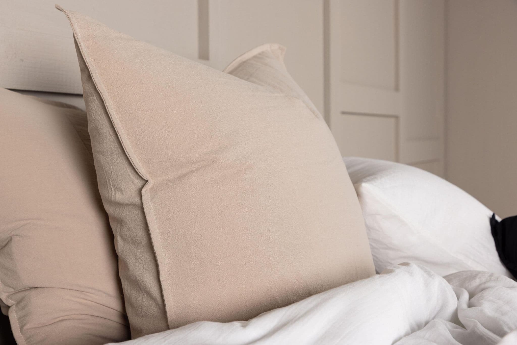 Ronja Cushion Cover Washed Cotton, Brown, 45X45 - Image 55