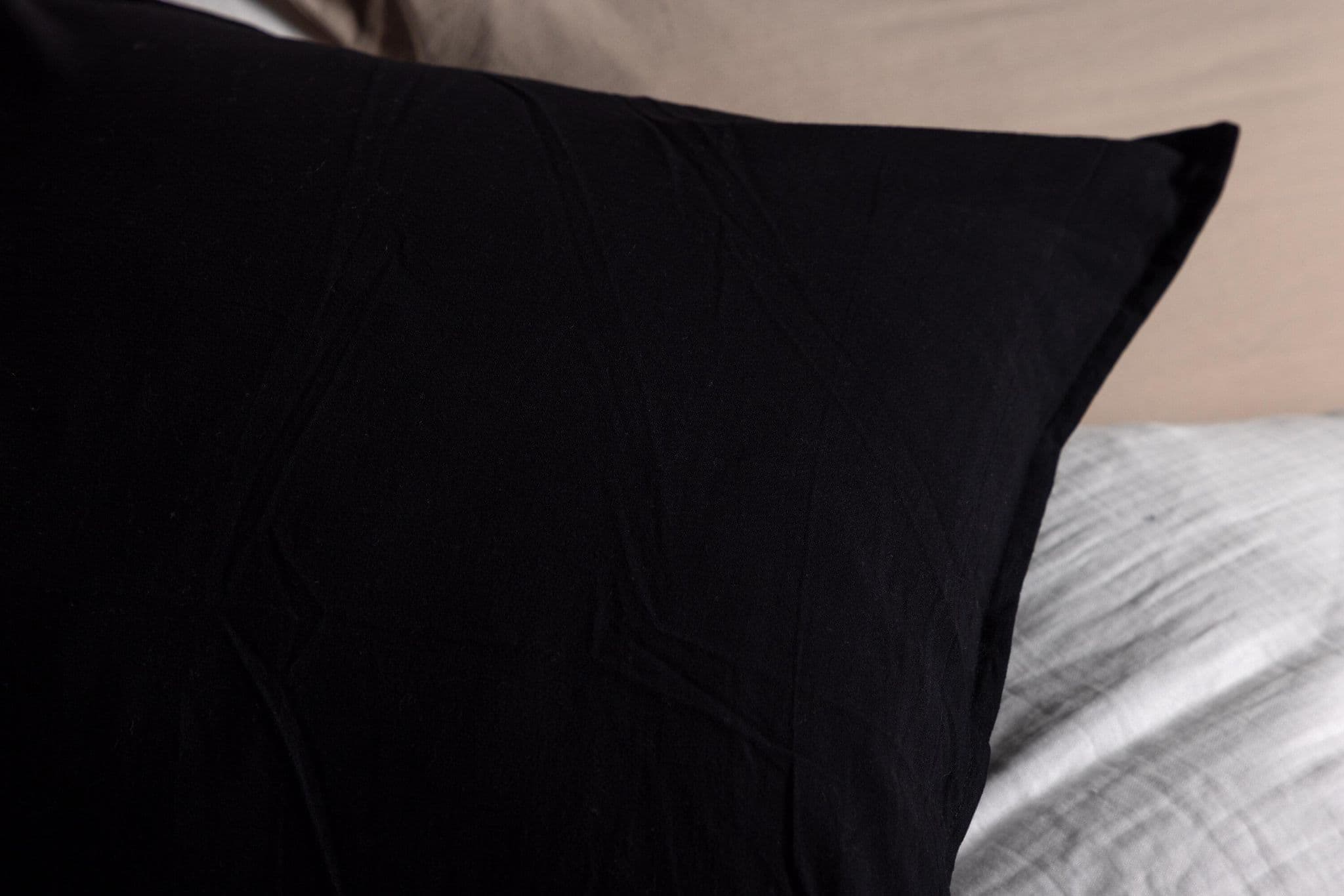 Ronja Cushion Cover Washed Cotton, Brown, 45X45 - Image 60