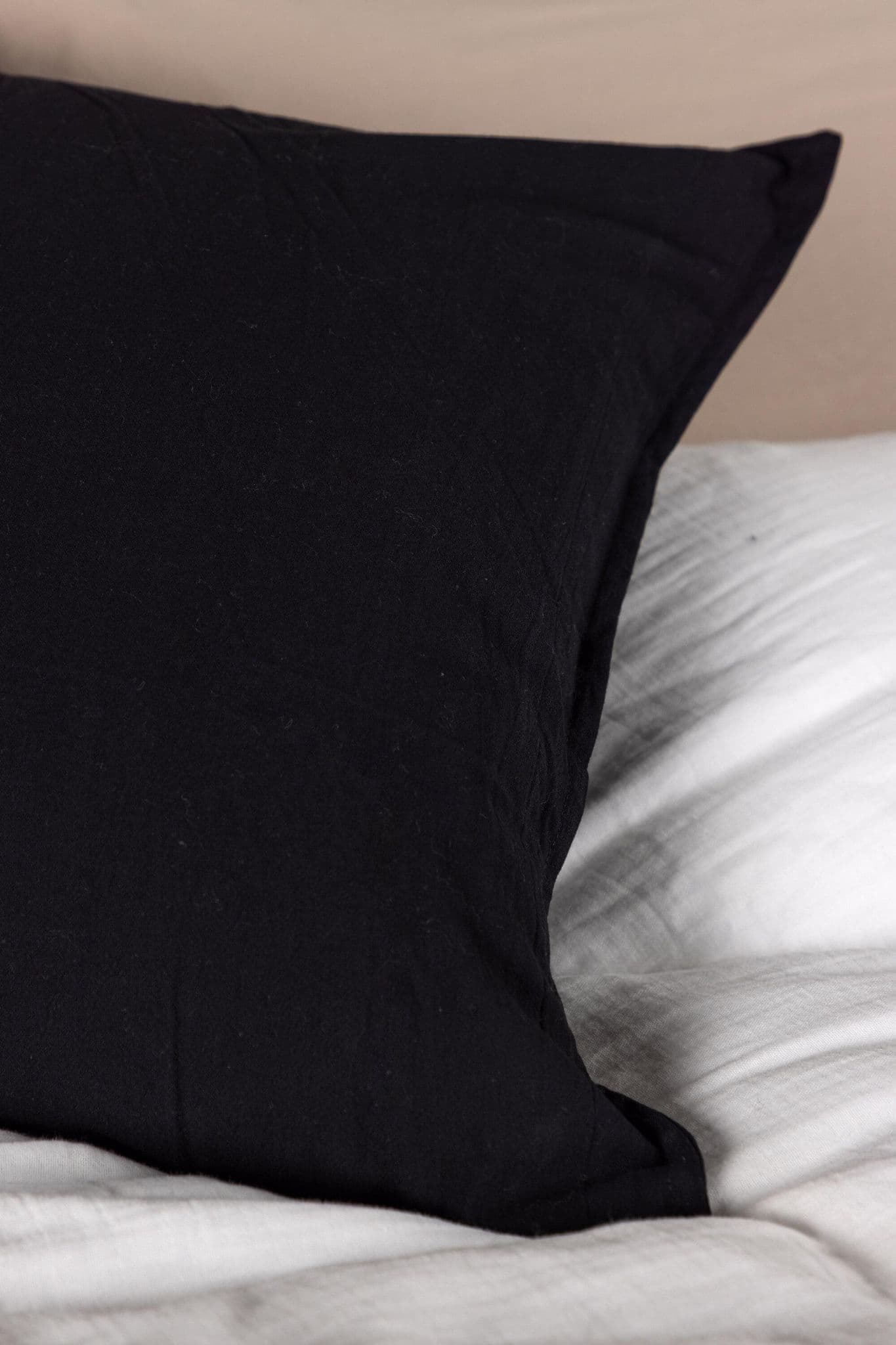 Ronja Cushion Cover Washed Cotton, Brown, 45X45 - Image 61