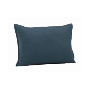 Ronja Cushion Cover Washed Cotton - Blue, 60X40