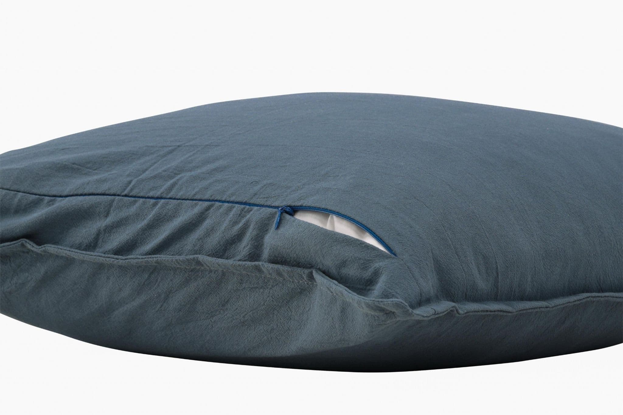 Ronja Cushion Cover Washed Cotton, Brown, 45X45 - Image 82