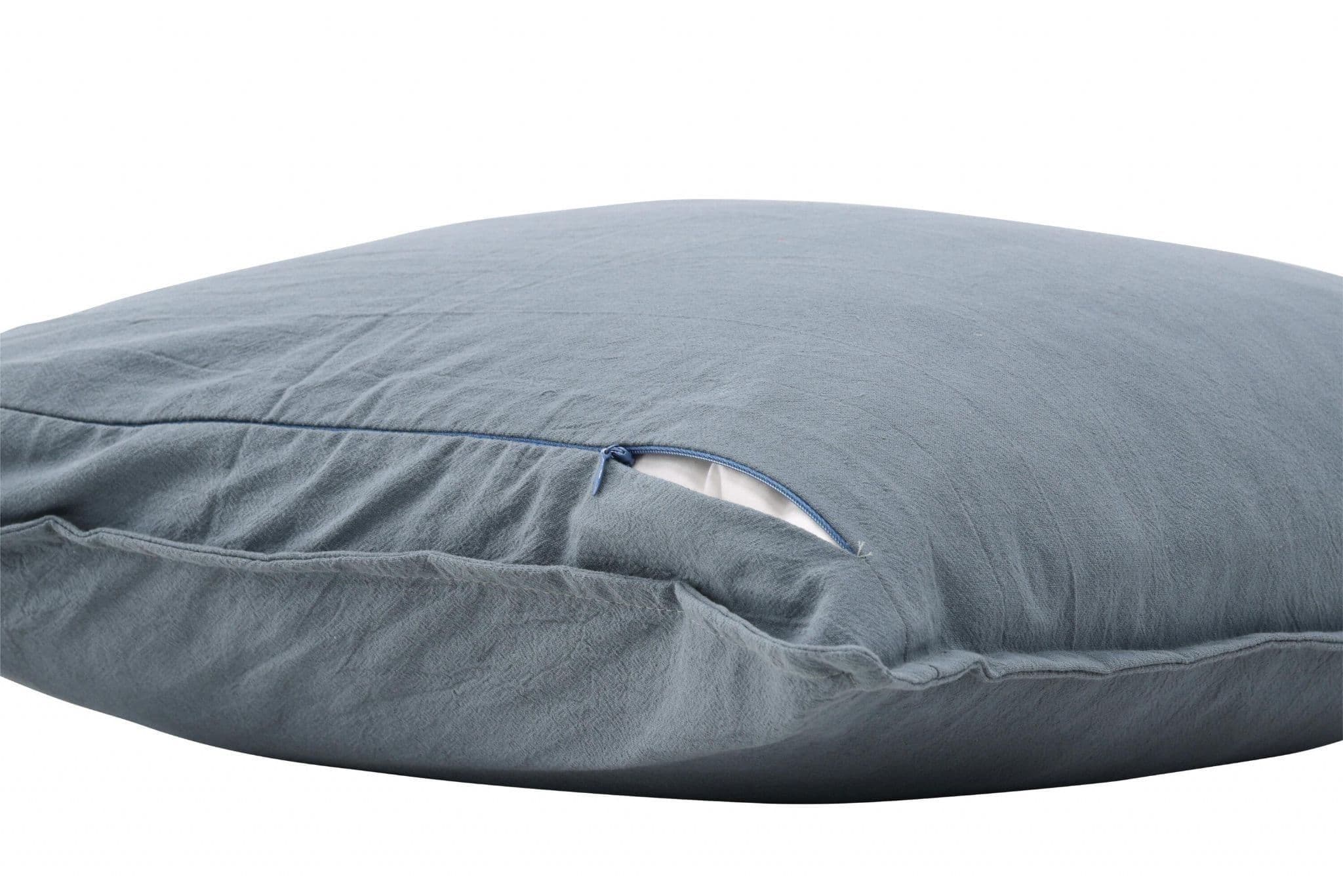 Ronja Cushion Cover Washed Cotton, Brown, 45X45 - Image 88