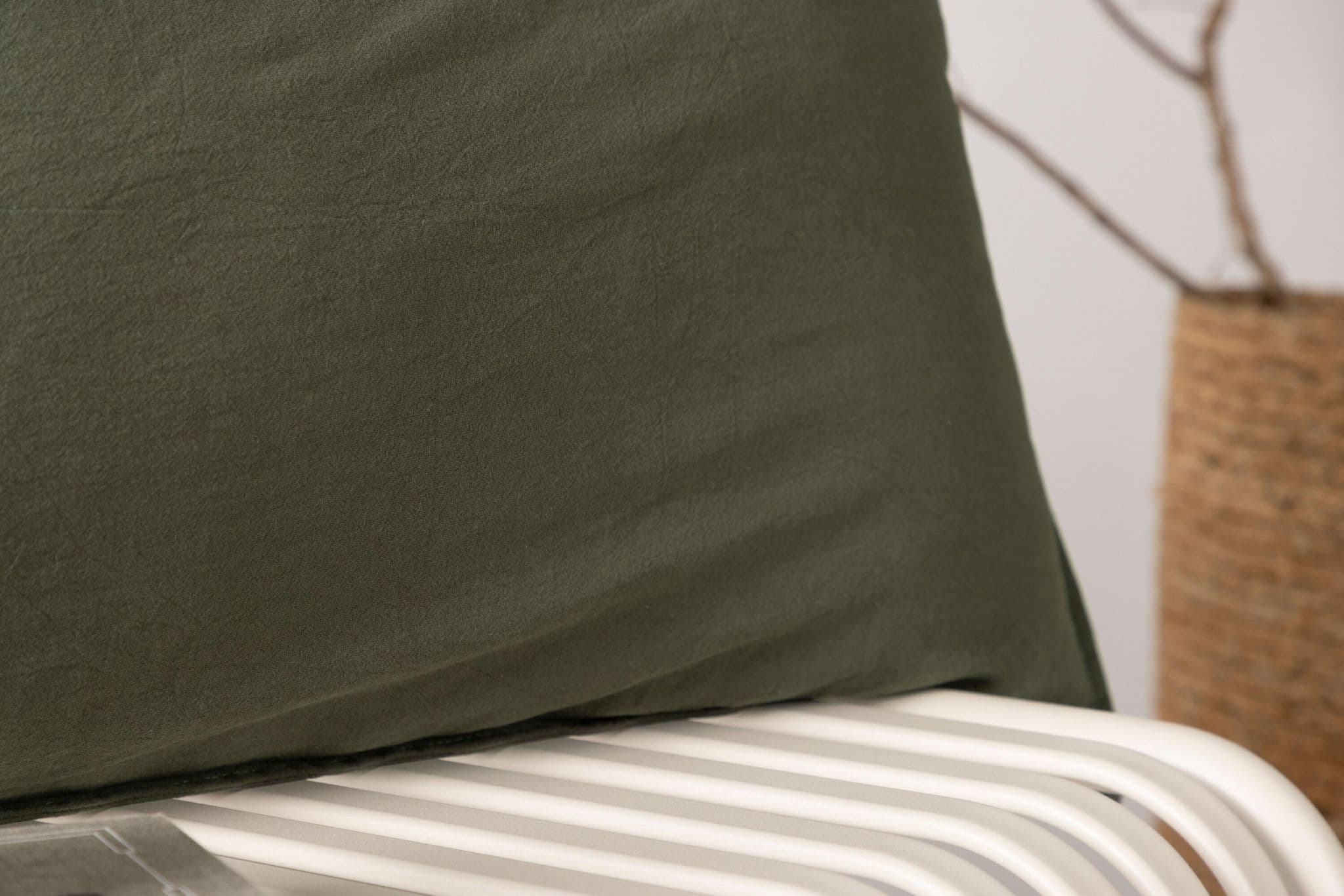 Ronja Cushion Cover Washed Cotton, Brown, 45X45 - Image 109