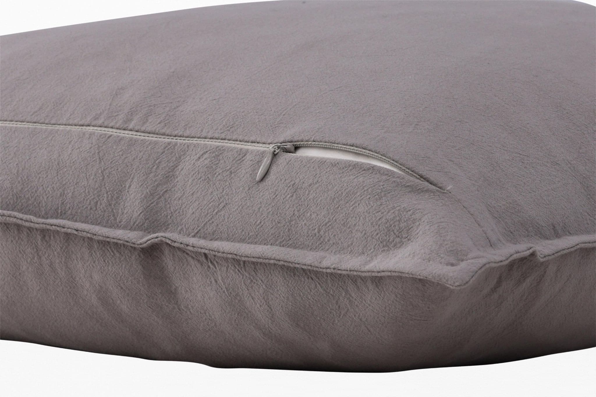 Ronja Cushion Cover Washed Cotton, Brown, 45X45 - Image 118