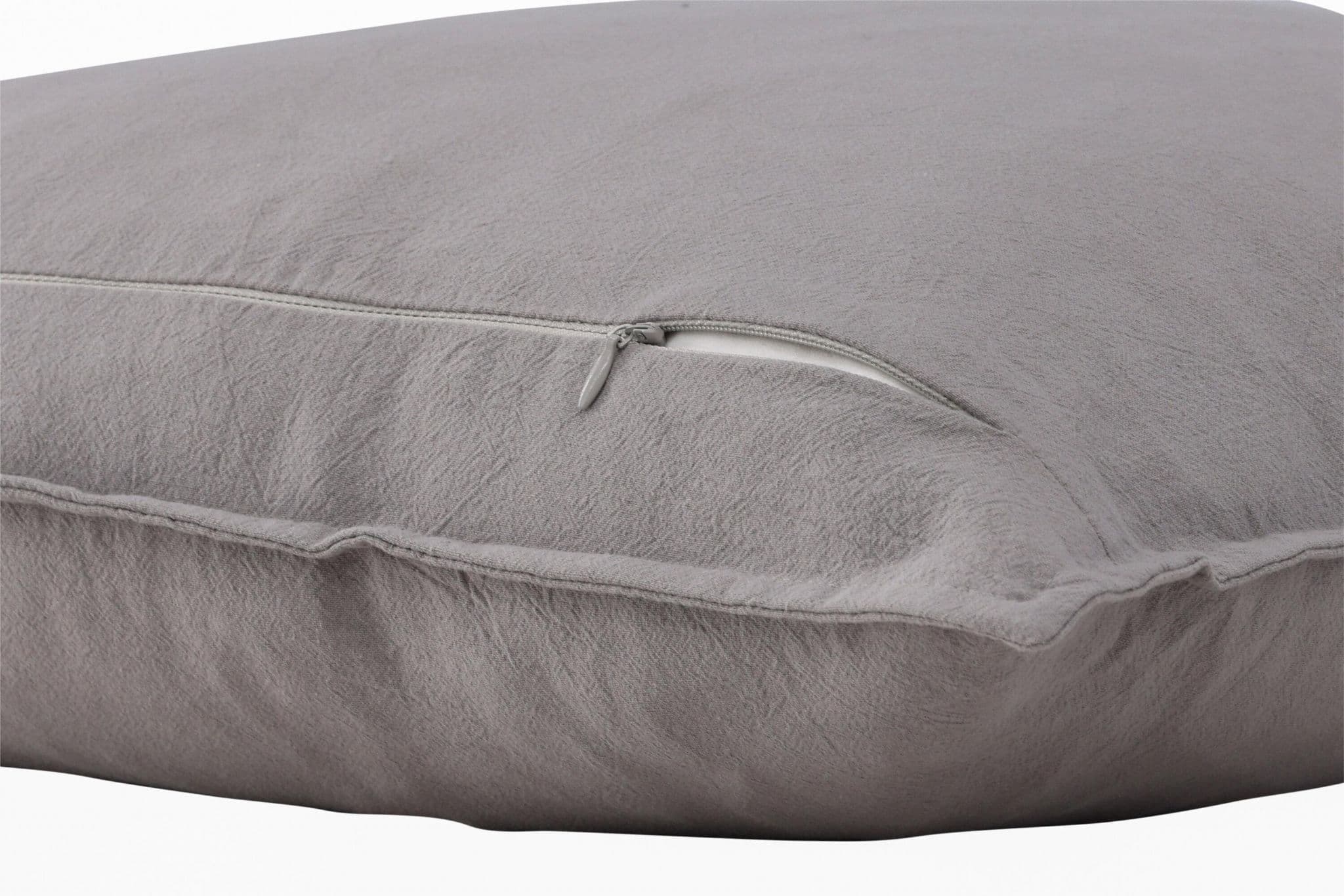 Ronja Cushion Cover Washed Cotton, Brown, 45X45 - Image 124