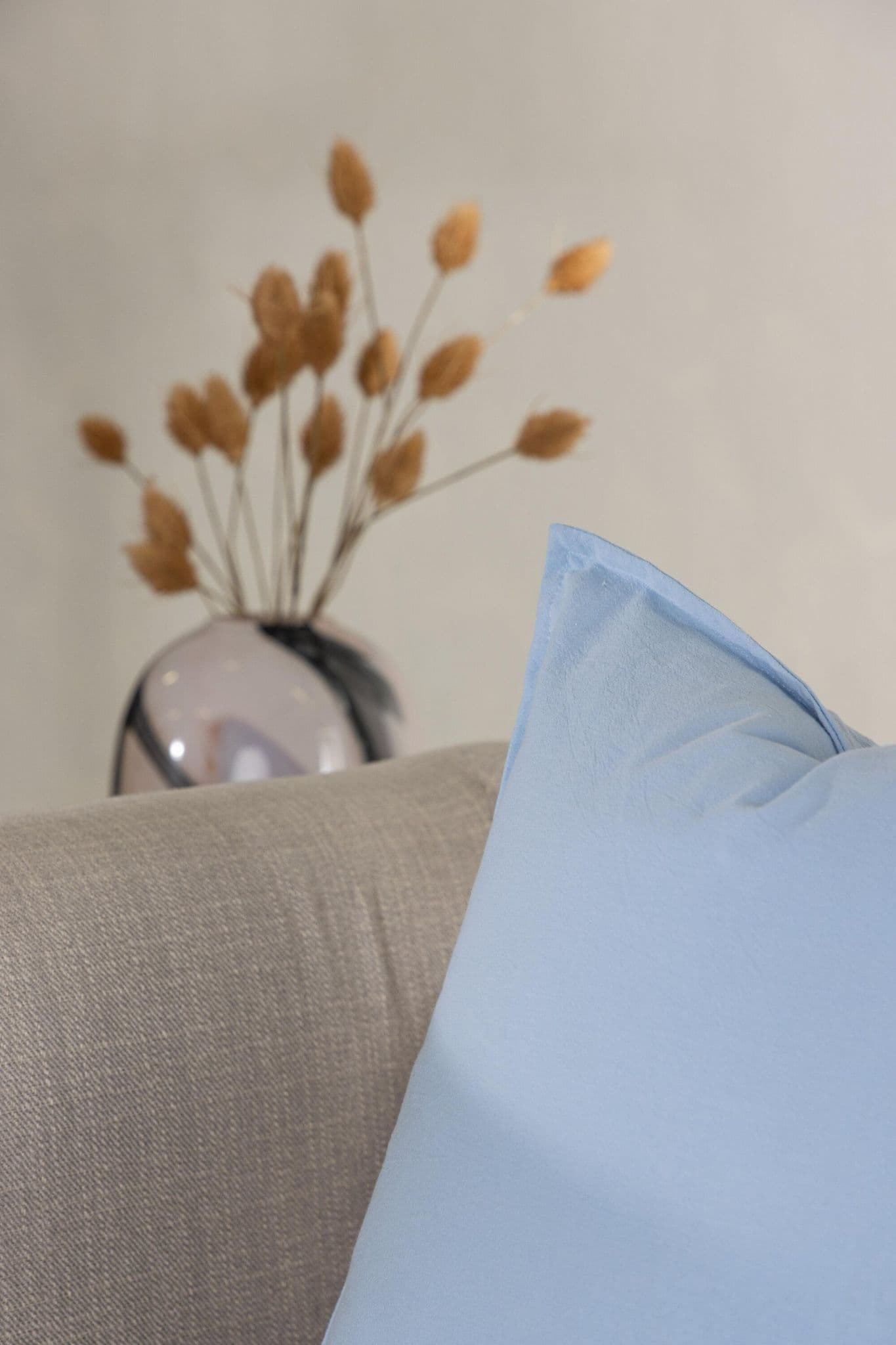 Ronja Cushion Cover Washed Cotton, Brown, 45X45 - Image 130