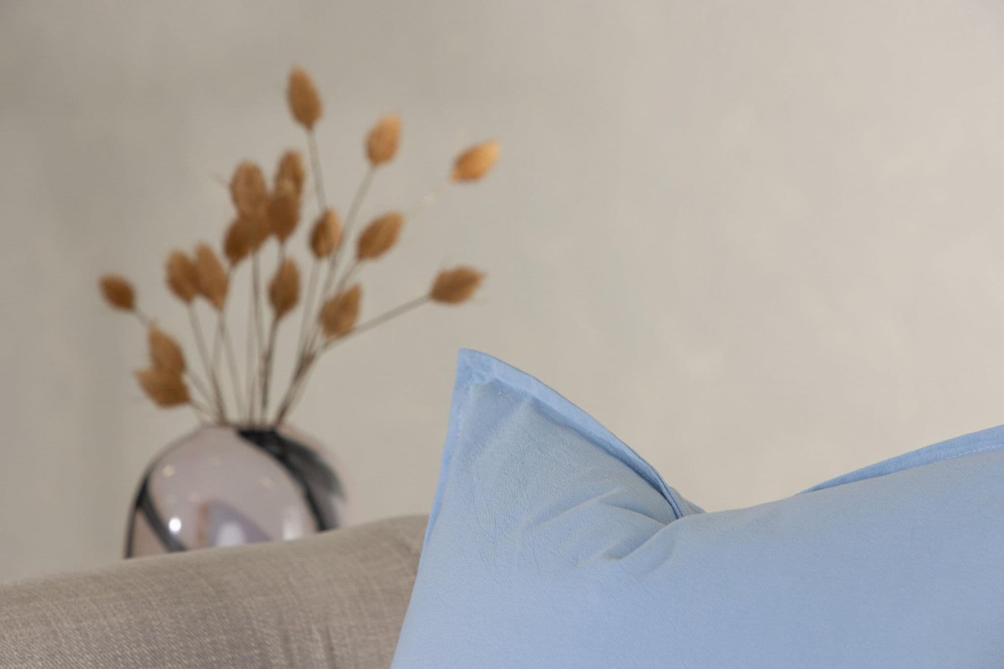 Ronja Cushion Cover Washed Cotton, Brown, 45X45 - Image 131