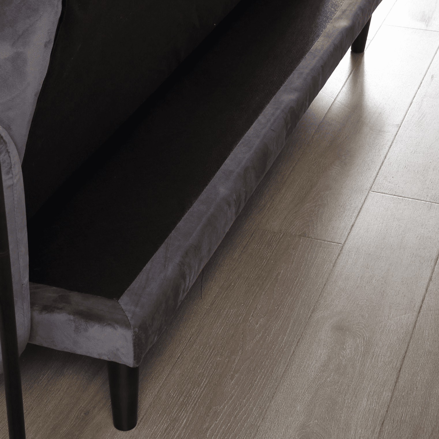 Rosso 3 Seater Grey Sofa Bed - Image 7