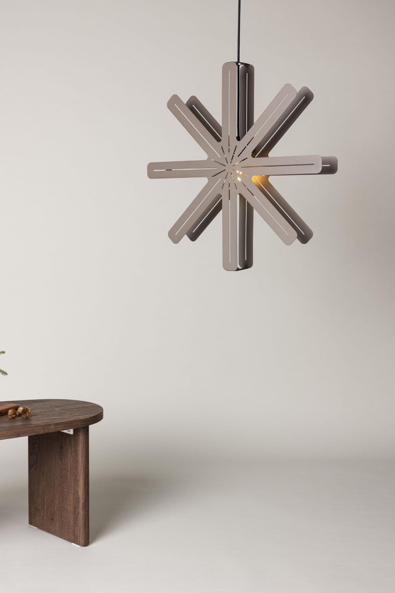 Safsen 60 Cm Pendant Lamp, Mocca - Image 3