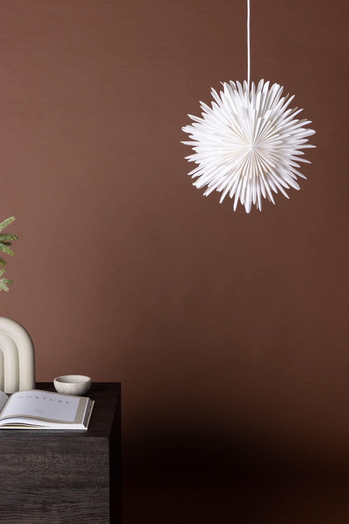 Salen 35 Cm Pendant Lamp, Beige - Image 13